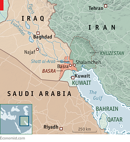 Las fuerzas iraquíes son expulsadas de Arabia Saudita.
