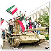 Irak acepta los términos de un alto el fuego del Consejo de Seguridad de la ONU.