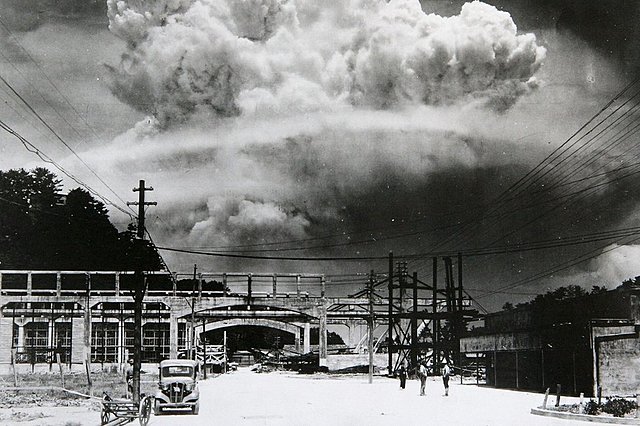 The second atomic bomb dropped on Nagasaki