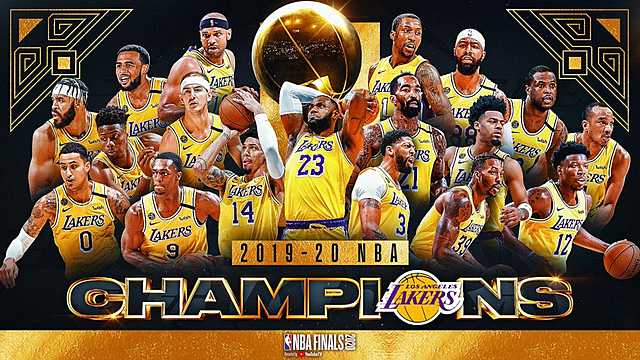 LA Lakers win NBA Championship