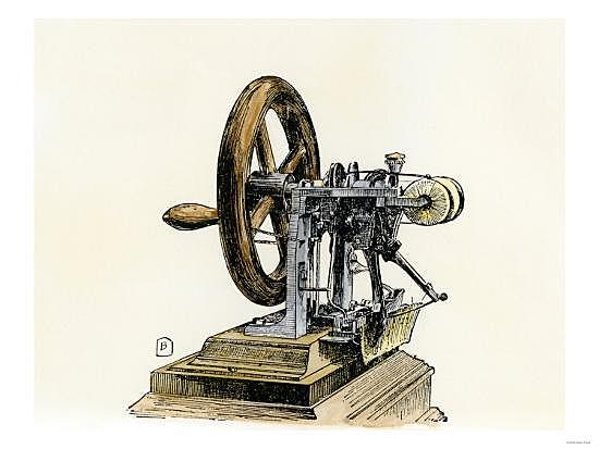 The invention of the sewing machine