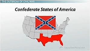 Seven Southern States Secede from the Union, Forming the Confederate States of America