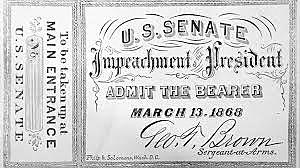 Impeachment of President Andrew Johnson (1868)