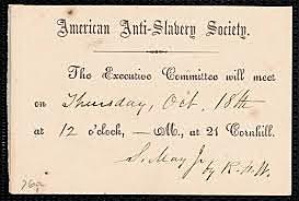 american anti-slavery society meeting