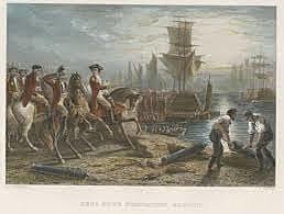 washington arrives on outskirts of of boston with continental troops