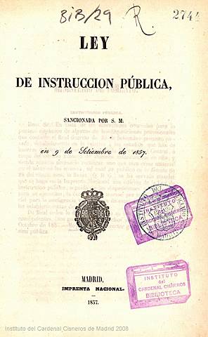 Ley de Instrucción Pública