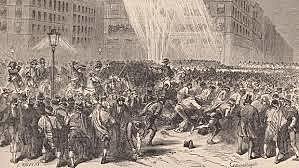 Protesta estudiantil en la Noche de San Daniel.