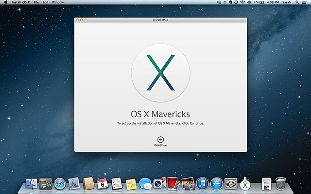 MacOS X 10.9 (Mavericks)