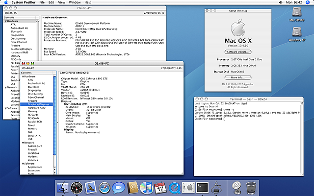 MacOS X 10.4 (Tiger)