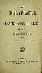 Ley de Instrucción Pública