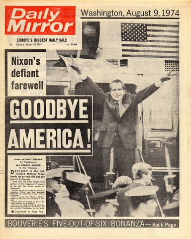 Resignation Richard Nixon