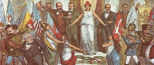 Proclamación en las cortes de la primera republica española