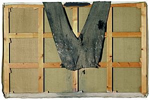 Pantalones sobre bastidor