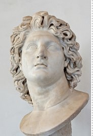 Retrato de Alejandro Magno como Helios