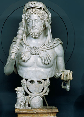 ROMA.Retrato Comodo Hércules (180-193 d. C .)