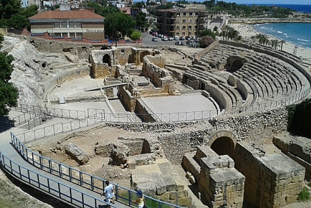 ROMA.Anfiteatro de Tarragona s II d. C. ESPAÑA