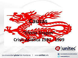 Crisis económica Efecto Dragón