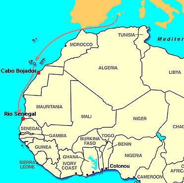 Viajes de los mallorquines.