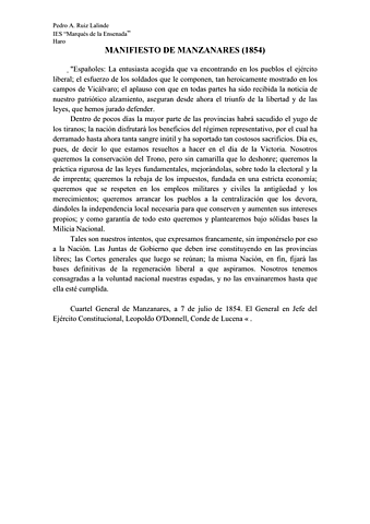 Manifiesto del Manzanares