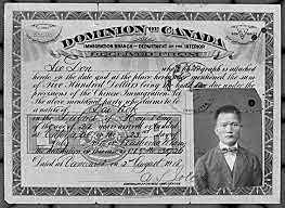 The Chinese Immigrant Act -1