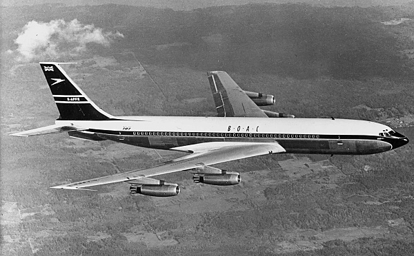 Aparición del reactor Boeing 707