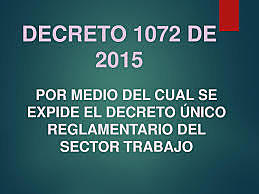 DECRETO 1072