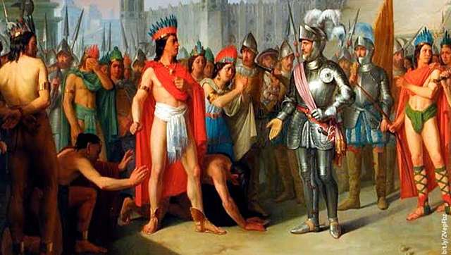 LLEGAN LOS ESPAÑOLES A TENOCHTITLAN