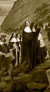 Arrivée des Ursulines et des Augustines