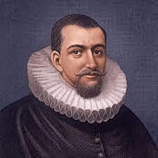 Henry Hudson, exploring for the Netherlands, claims land that will become New Netherlands..