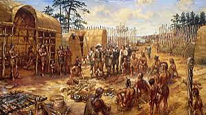 Jamestown is founded on the coast of Virginia by 100 English settlers.