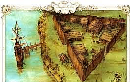 Jamestown was founded on the coast of Virginia by 100 English settlers.
