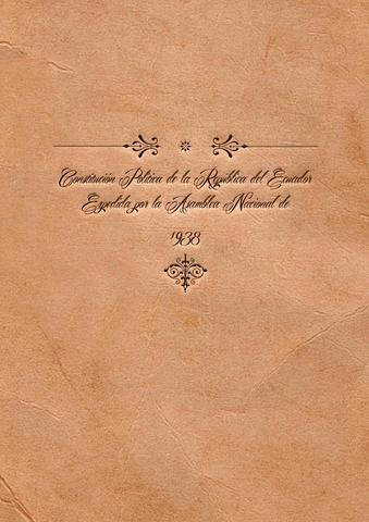 CONSTITUCIÓN DE 1938
