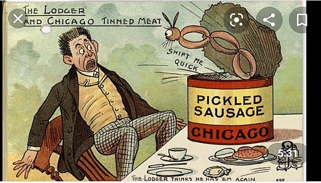 The Meat Inspection Act was passed