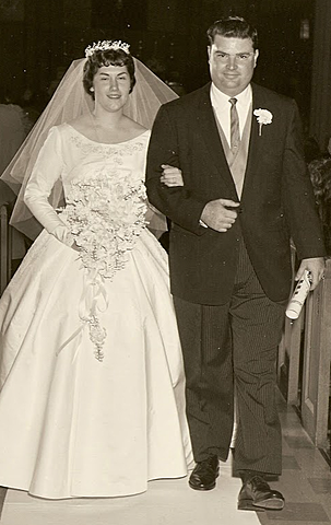 Joseph Peacock and Muriel Mulitsch marry in St. Louis, MO.