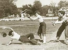 Women Playing Softball