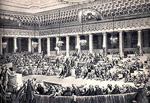 First and Second Estates join the Third Estate in the newly formed National Assembly