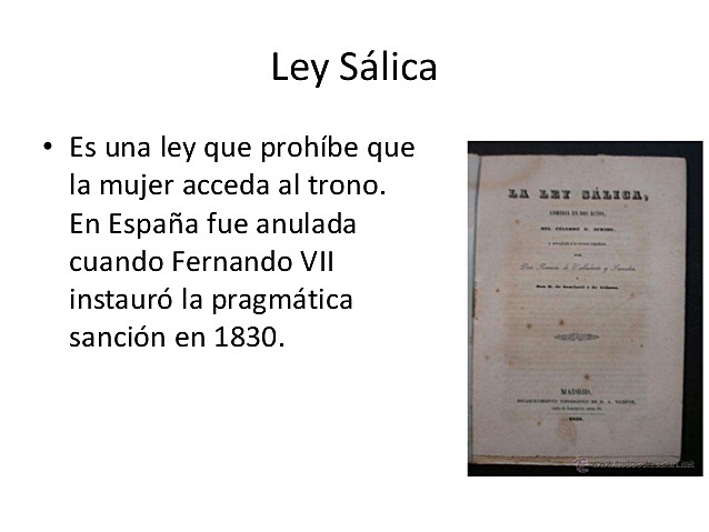 Ley Sálica.