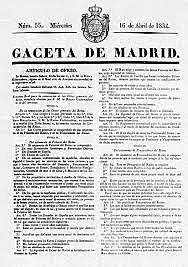 Estatuto Real de 1834