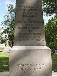Thomas Jefferson's Death