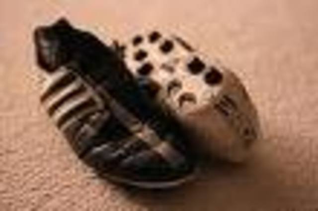 The first pair of cleats