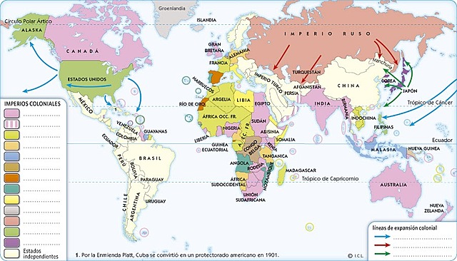 EL REPARTO DEL MUNDO: 1885-1914