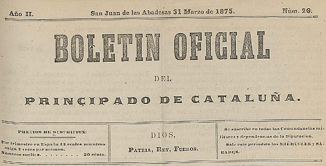 El fin del Principado de Cataluña