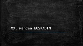 Timeline: XX. mendea Euskadin