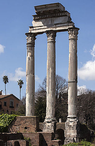 ROMA. Templo de Cástor y Pólux
