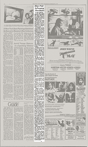 Eliot Feld Creates A New Ballet Company.