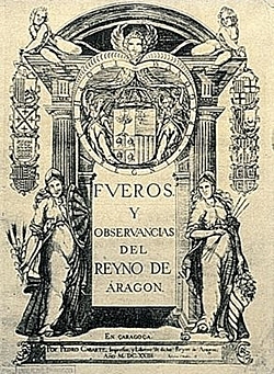 Se derogan los fueros de Aragón y Valencia