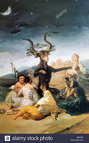 “El aquelarre” de Goya