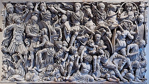 ROMA. Sarcófago Ludovisi