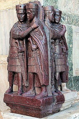 ROMA. Escultura de los Cuatro Tetrarcas