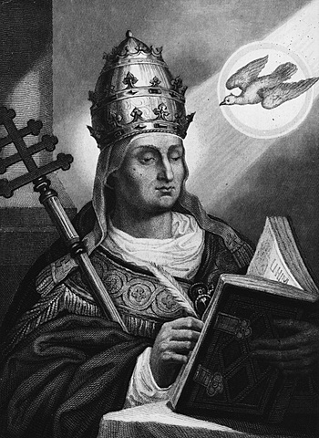 Fine pontificato di Papa Gregorio Magno